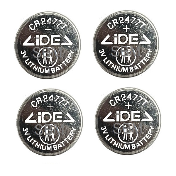 LIDEV CR2477 CR2477T 1100mAh Lithium Cell Button Industrial Battery